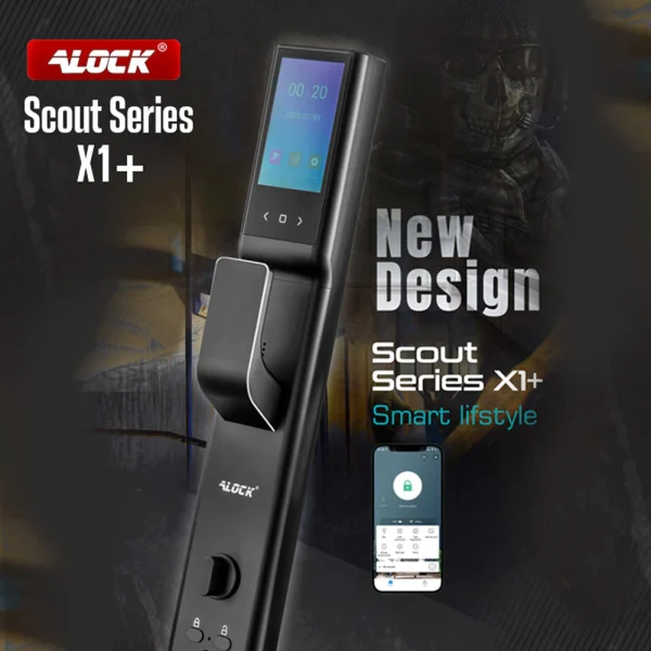 قفل اثر انگشتی و دستگیره تشخیص چهره ALOCK مدل Scout series (X1+)