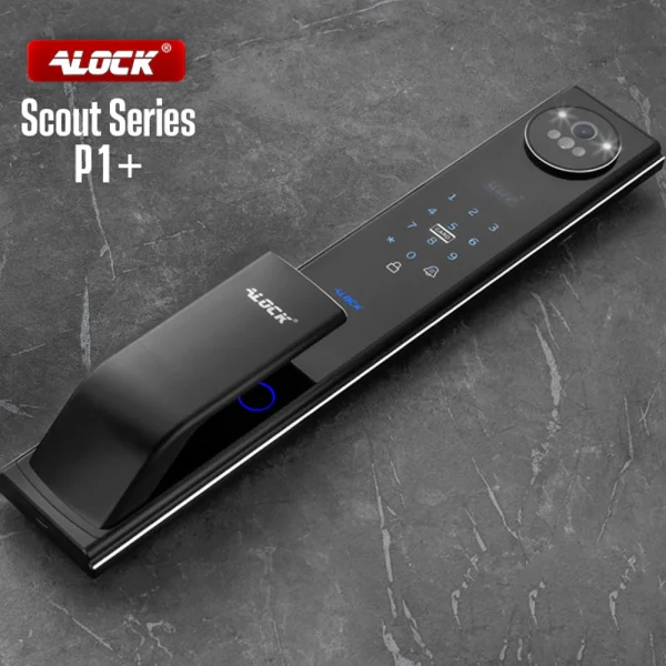 قفل اثر انگشتی و دستگیره تشخیص چهره ALOCK مدل Scout series (P1+)