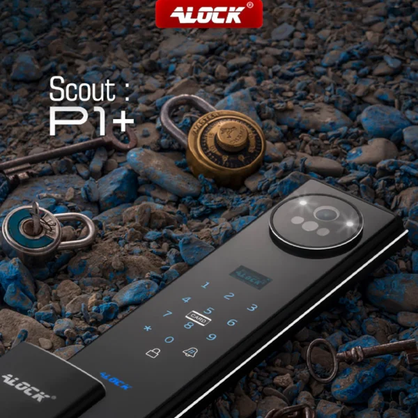 قفل اثر انگشتی و دستگیره تشخیص چهره ALOCK مدل Scout series (P1+)