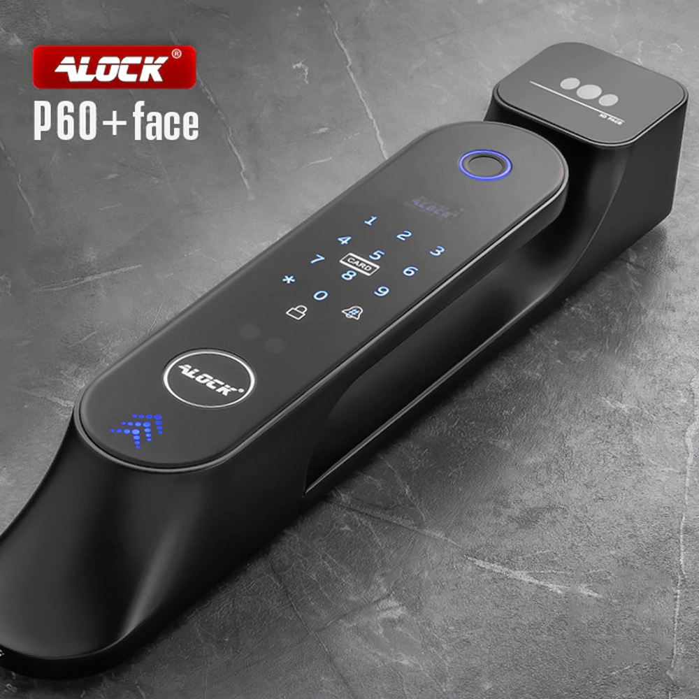 دستگیره تشخیص چهره و قفل اثر انگشتی دیجیتال ALOCK مدل P60+ Face B