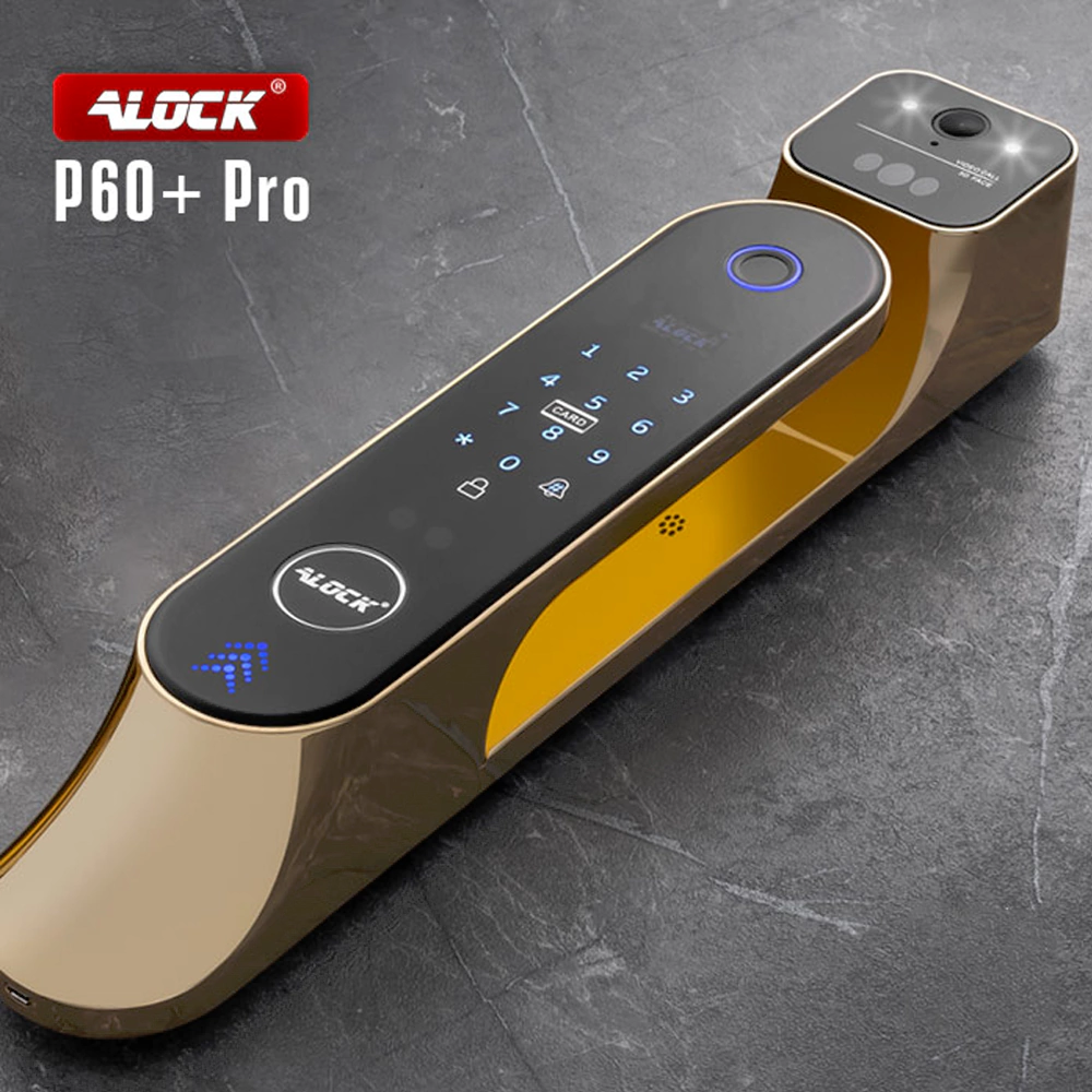 قفل اثر انگشتی دیجیتال و دستگیره تشخیص چهره ALOCK مدل P60+ Pro G 2023