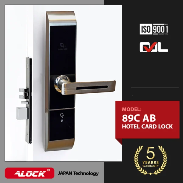 دستگیره کارتی هتلی ALOCK مدل (آفلاین) 89C AB