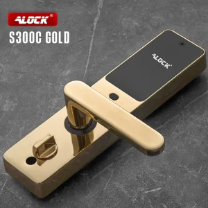 دستگیره کارتی هتلی ALOCK مدل S300C GOLD (آفلاین)
