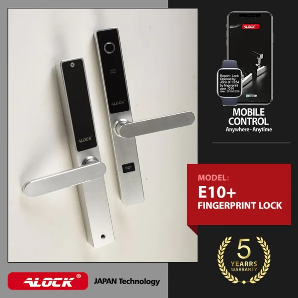 قفل اثر انگشتی دیجیتال ALOCK مدل +E10