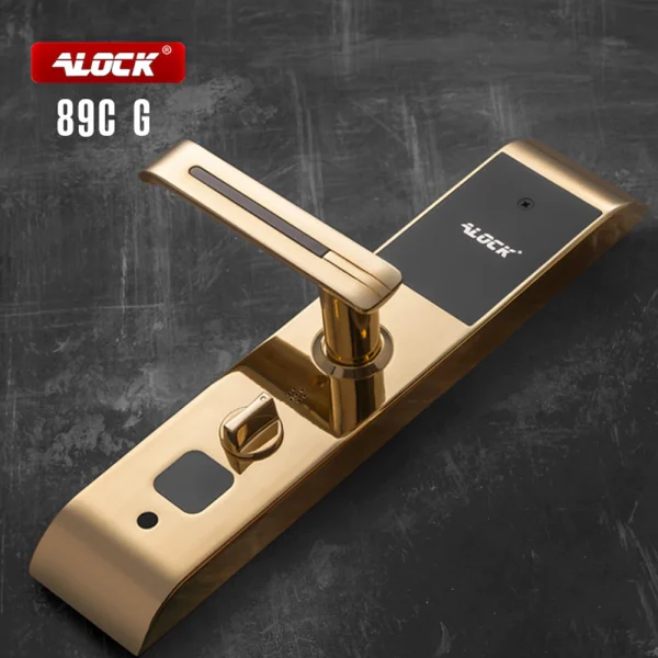 دستگیره کارتی هتلی ALOCK مدل 89C Gold (آفلاین)