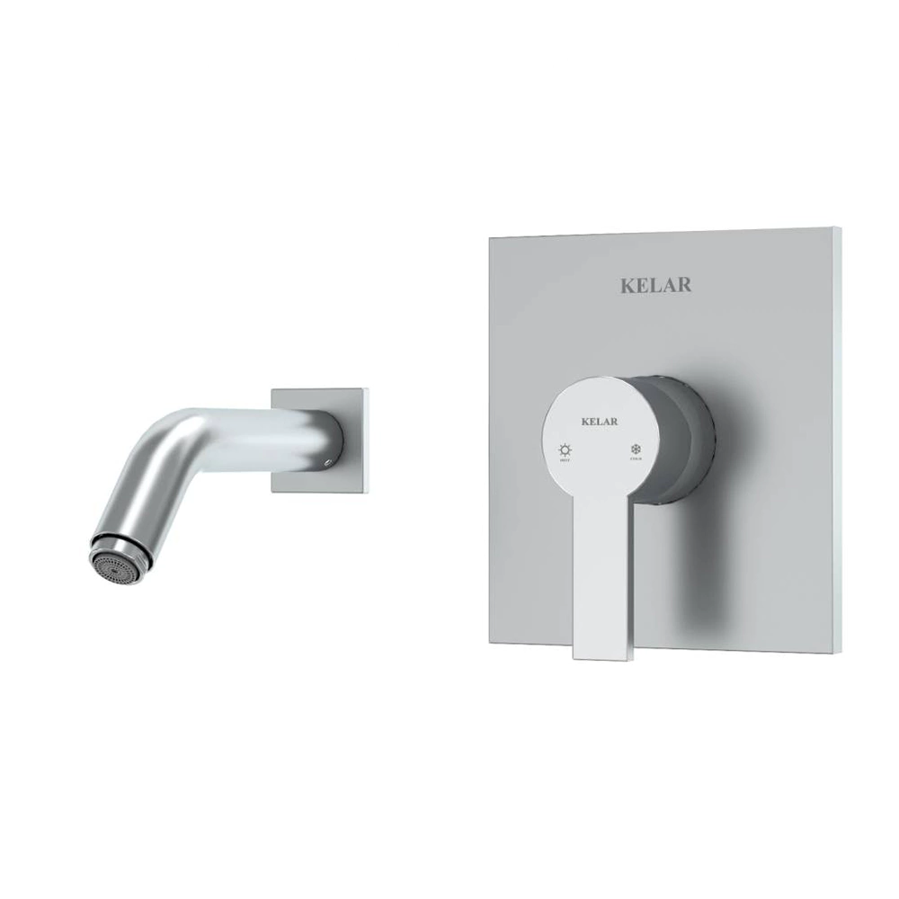 لوازم روشویی توکار کلار kelar مدل فلت تیپ 1