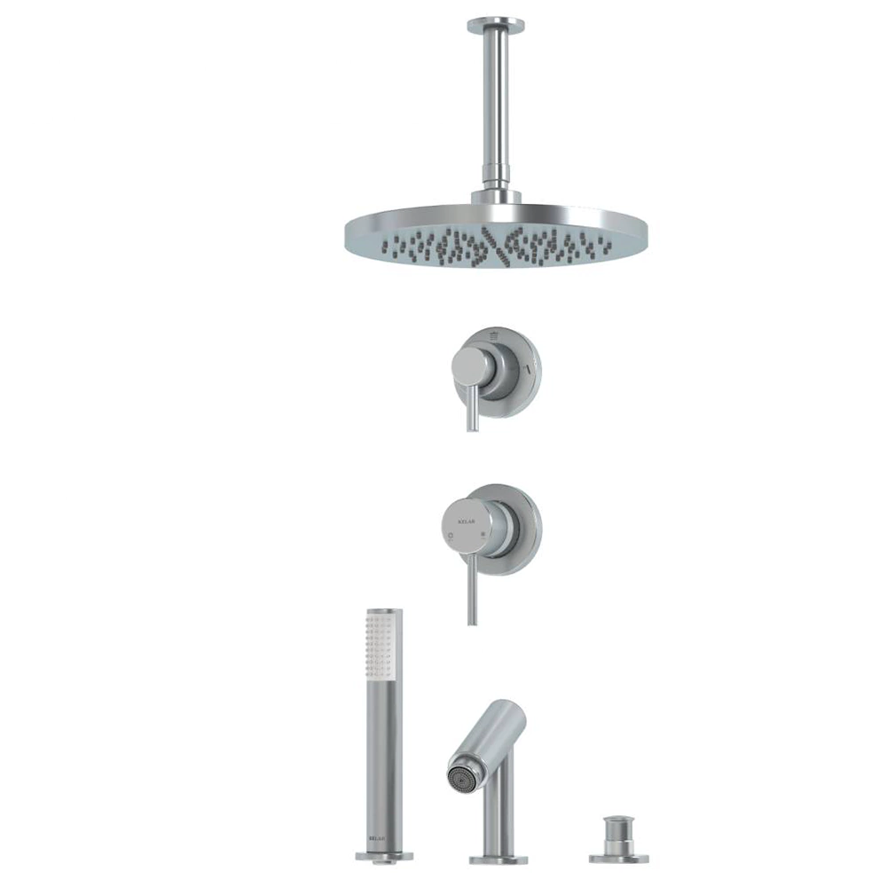 لوازم دوش توکار کلار kelar مدل فلور تیپ 5 لاکچری