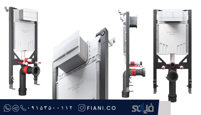 فلاش تانک توکار وال هنگ ایمن آب مدل کلیک